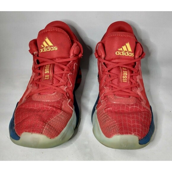 Marvel Adidas D.O.N. Issue 2 J Spider Man Sneakers US Size 5.5 UK 5- G55709 EUC - Picture 5 of 12